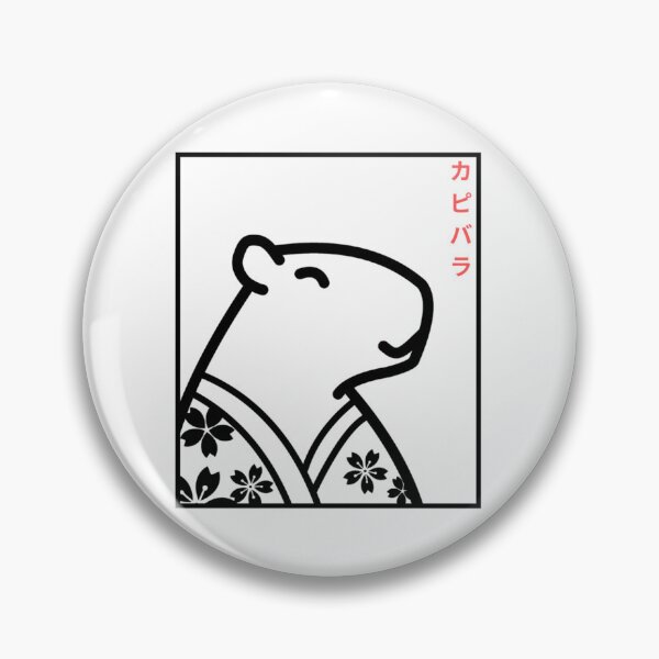 Artikelvorschau, Minimalistische japanische Capybara-Ästhetik entworfen und verkauft von Jerryfrancis.