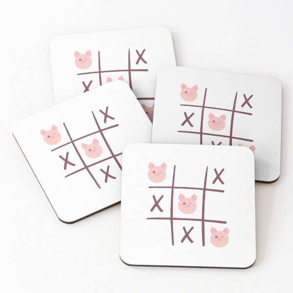 Item preview, Piggy Pig Tic Tac Toe designed and sold by RunSumErrands.