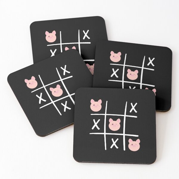 Item preview, Piggy Pig Tic Tac Toe designed and sold by RunSumErrands.