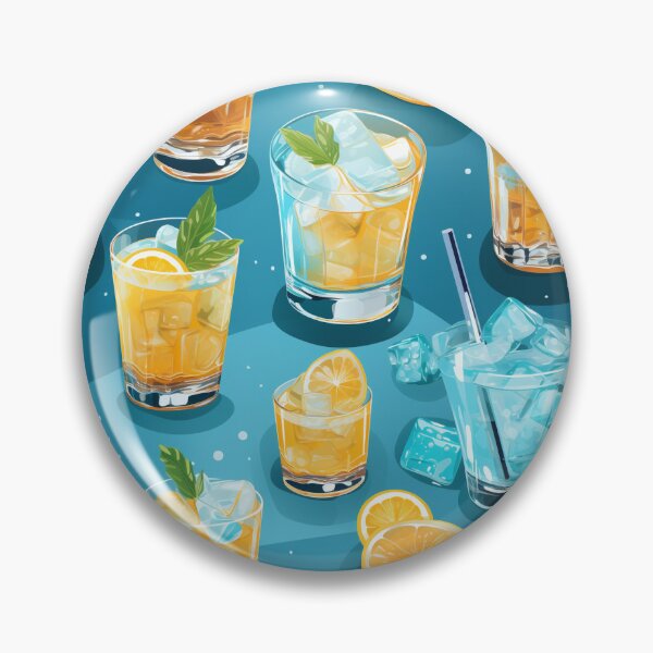 Artikelvorschau, Cocktail & Eiswürfel entworfen und verkauft von MidArtForge.