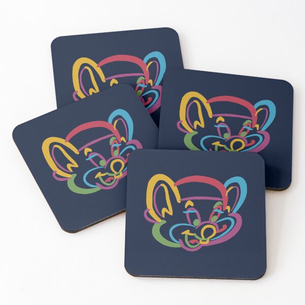 Item preview, Chuck E Cheese Retro Rainbow Design (White) designed and sold by shopbry2.