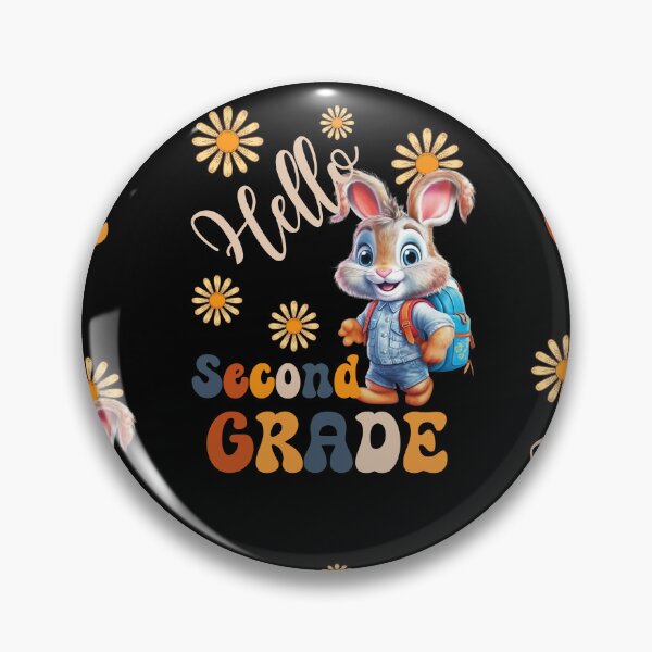 Item preview, Hello Second Grade  - Cute Rabbit Pupil, Teach Love Inspire, Back To School, Teacher Tee, Teacher Appreciation Tee, 1st day of school designed and sold by PupilLove.