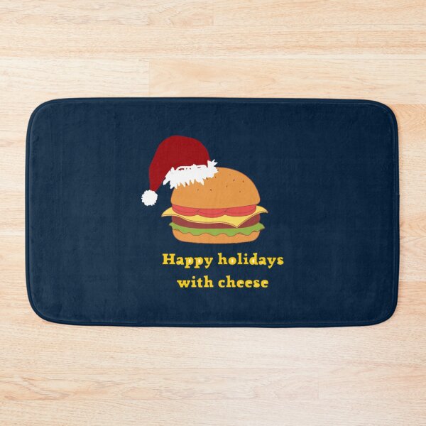 Item preview, happy holidays with cheese (1) designed and sold by shopbry2.