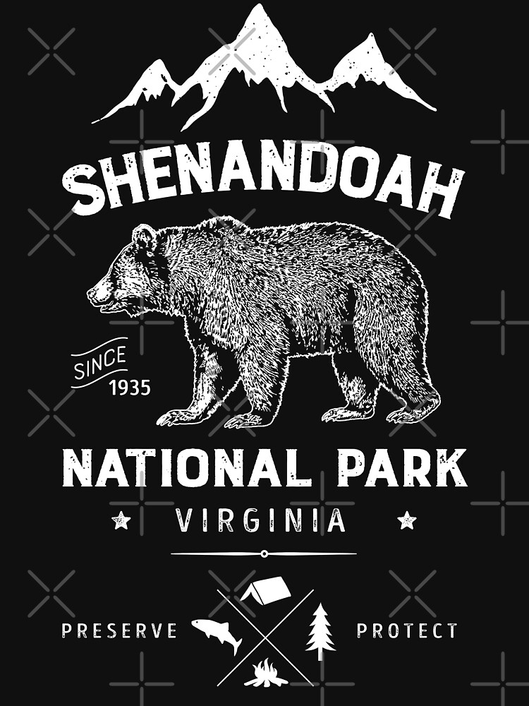 shenandoah national park t shirts