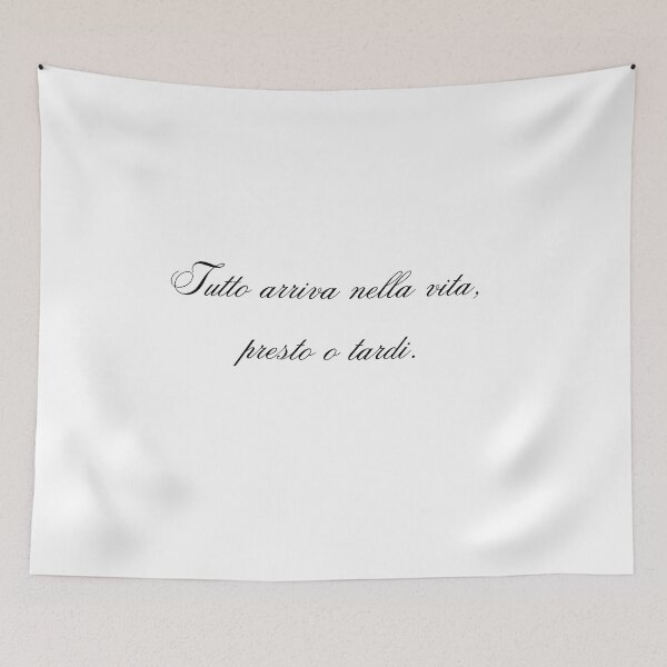 Item preview, Tutto arriva nella vita,  presto o tardi designed and sold by LaughandLaugh.
