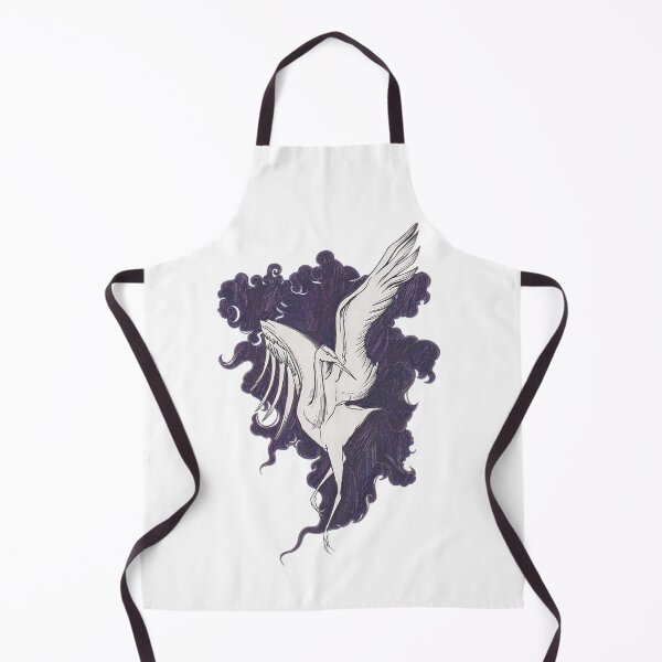 Item preview, Heron fights with black clouds/dark sides  designed and sold by Arte-Vivo.