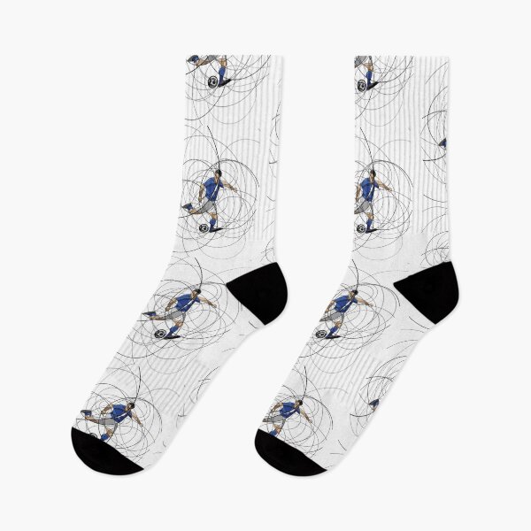 Item preview, Abstract soccer or football player with ball   designed and sold by LenorAufderhar.