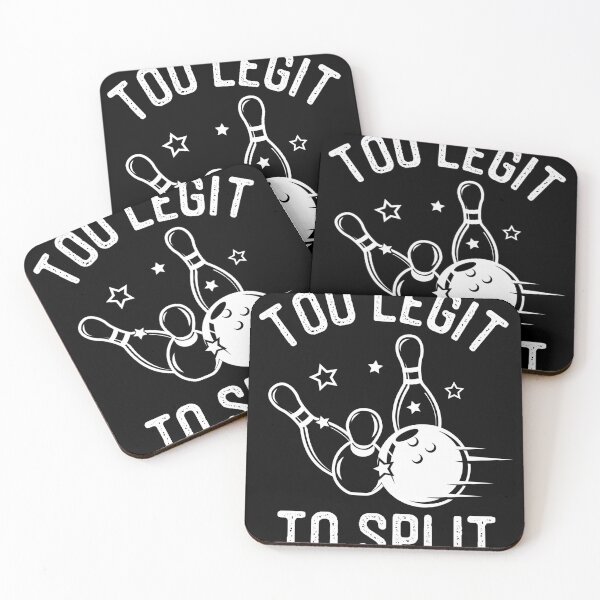 Item preview, Too Legit to Split Funny Bowling designed and sold by LounisArt.