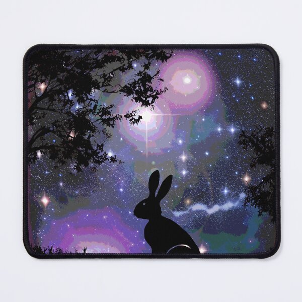 Item preview, rabbit and galaxy 2023 tileartwork designed and sold by tileartwork.