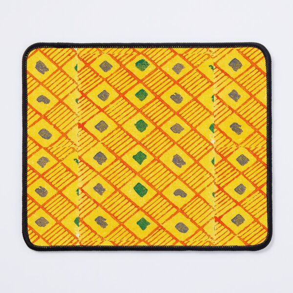 Item preview, Japanese kawaii pineapple, summer vibes, kawaii fruit pattern, geometric, home decor, vintage art aesthetic / yellow orange designed and sold by SoloAutenica.