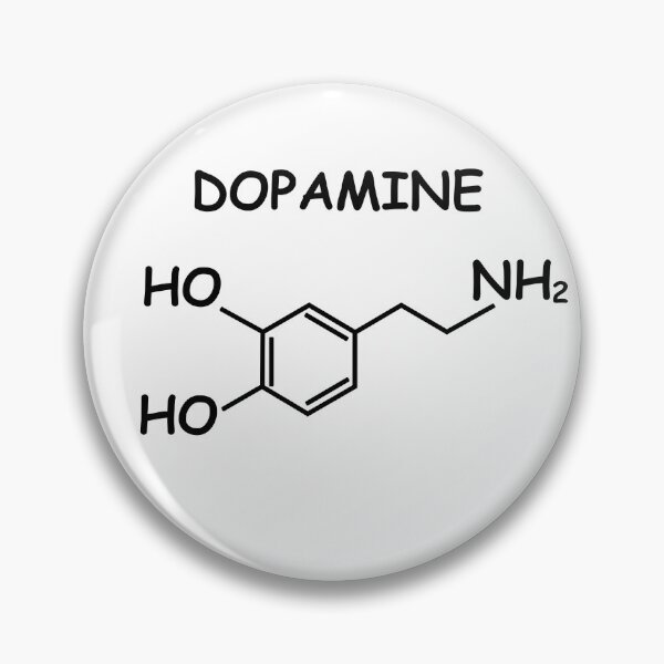 Item preview, This illustration depicts the chemical formula of dopamine designed and sold by BogatyrovaOlena.