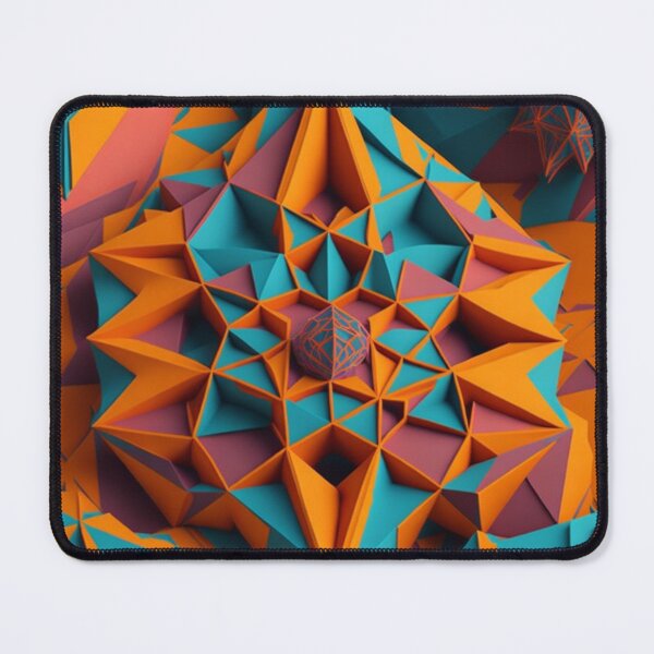Item preview, Vibrant geometric patterns in 3D designed and sold by likbatonboot.