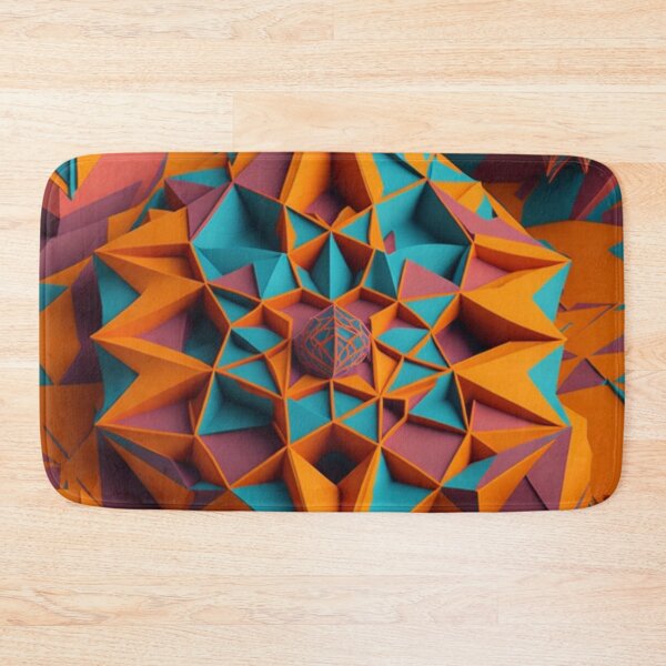 Item preview, Vibrant geometric patterns in 3D designed and sold by likbatonboot.