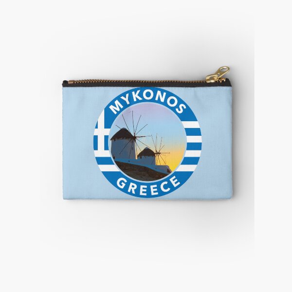 Item preview, Mykonos, Greece Round Emblem designed and sold by travelwitheric.