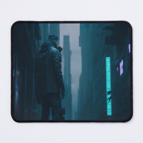 Item preview, Post Apocalyptic City with Cyberpunk men designed and sold by Matthew Nikolaj.