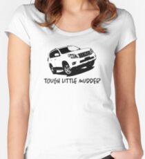 Prado - Baby - Tough Little Mudder - Toyota Women's Fitted Scoop T-Shirt