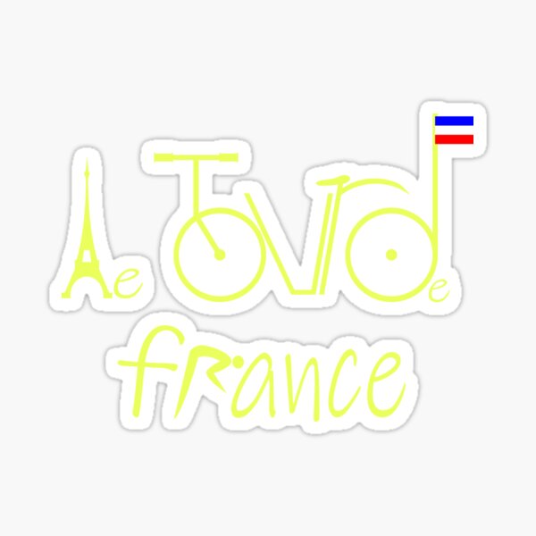 Le tour de France  Sticker for Sale by MUMYNGO