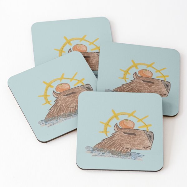 Item preview, Capybara Orange chill time designed and sold by Thaiglasses96.
