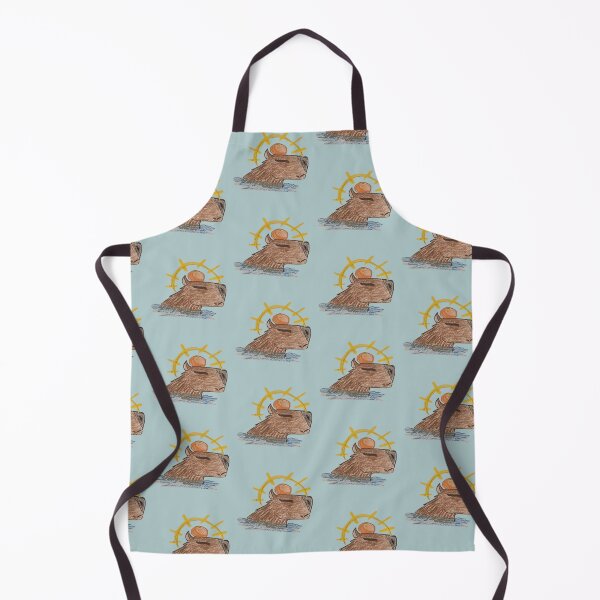 Item preview, Capybara Orange chill time designed and sold by Thaiglasses96.