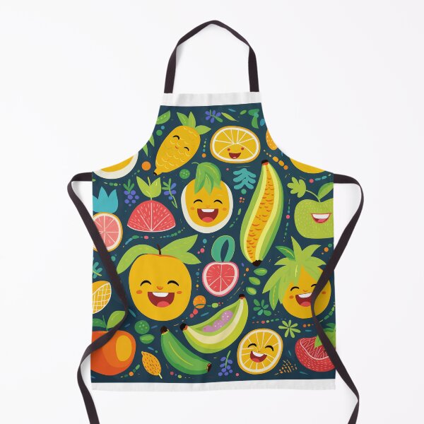 Item preview, Lively Tropical Fruit Pattern with Delightful Emojis designed and sold by PaletPatisserie.