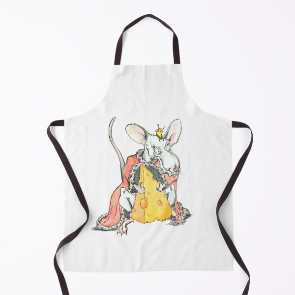 Item preview, cartoon mouse with a crown & cheese designed and sold by Arte-Vivo.