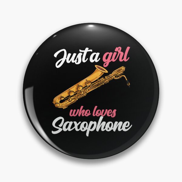Item preview, Just A Girl Who Loves Saxophone Saxophonist Jazz designed and sold by Pubi.