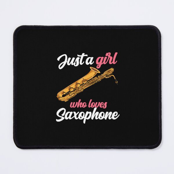 Item preview, Just A Girl Who Loves Saxophone Saxophonist Jazz designed and sold by Pubi.
