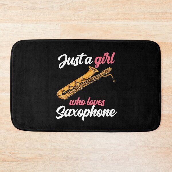 Item preview, Just A Girl Who Loves Saxophone Saxophonist Jazz designed and sold by Pubi.