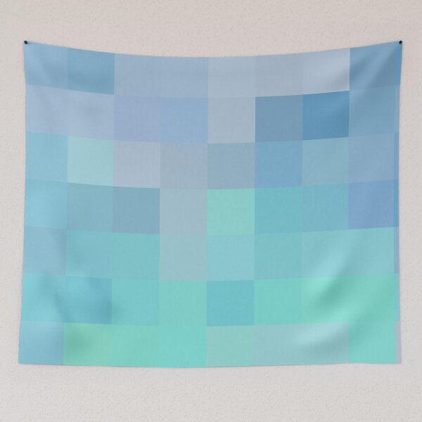 Item preview, Coastal Style Abstract Ocean Colors Mosaic Squares 2 of 4 designed and sold by Beachy.