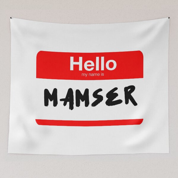 Item preview, HELLO MAMSER FUNNY PINOY WHITE POCKET DESIGN designed and sold by aydapadi.