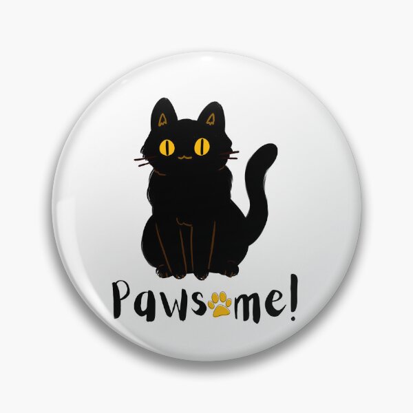 Item preview, "Pawsome Black Cat" | Black Cat designed and sold by ArtisticScratch.