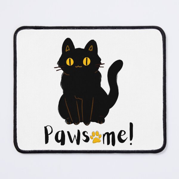 Item preview, "Pawsome Black Cat" | Black Cat designed and sold by ArtisticScratch.