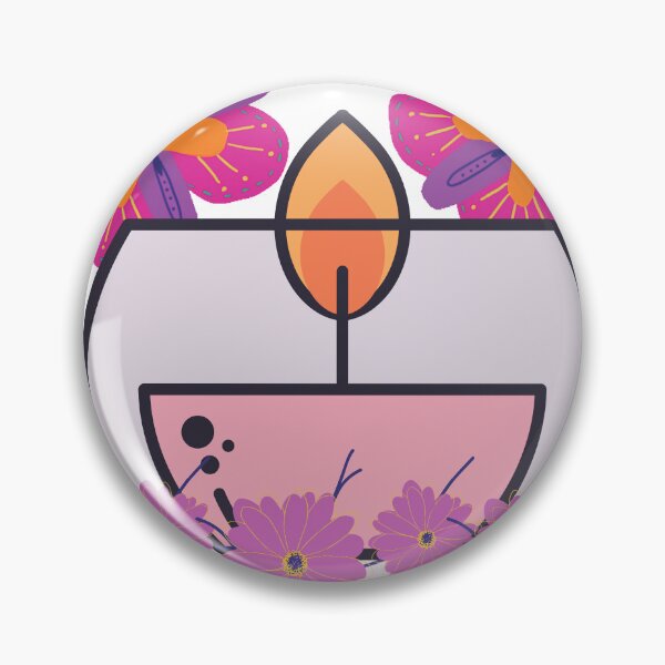 Item preview, Flowers and oil Lamp Design designed and sold by PopArtFever.