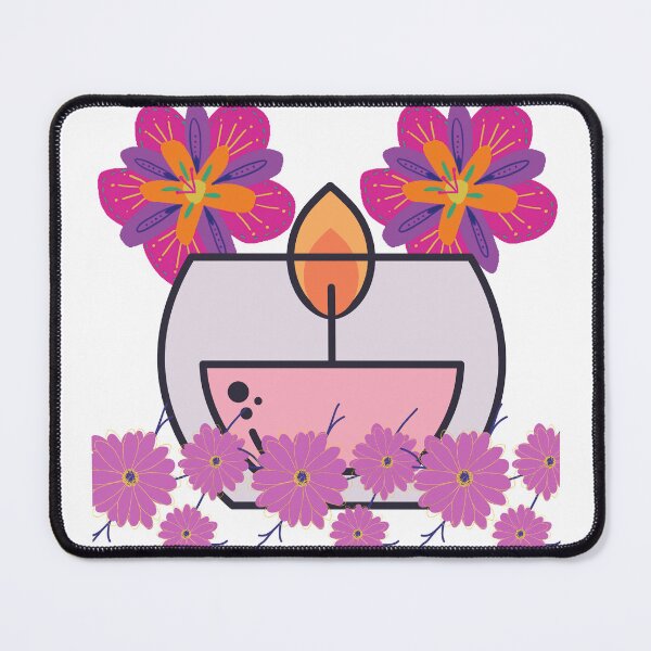 Item preview, Flowers and oil Lamp Design designed and sold by PopArtFever.