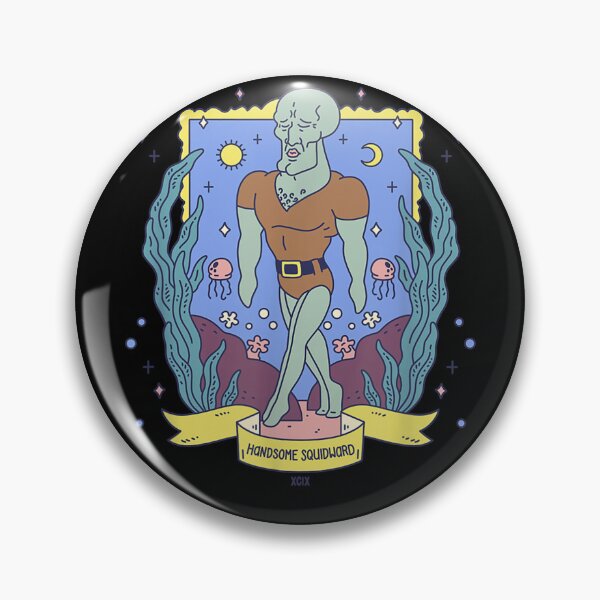Item preview, SpongeBob SquarePants Handsome Squidward Tarot designed and sold by ArchaimbauJoly.