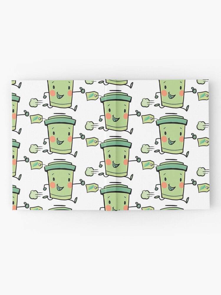 Alternate view of express green tea Hardcover Journal