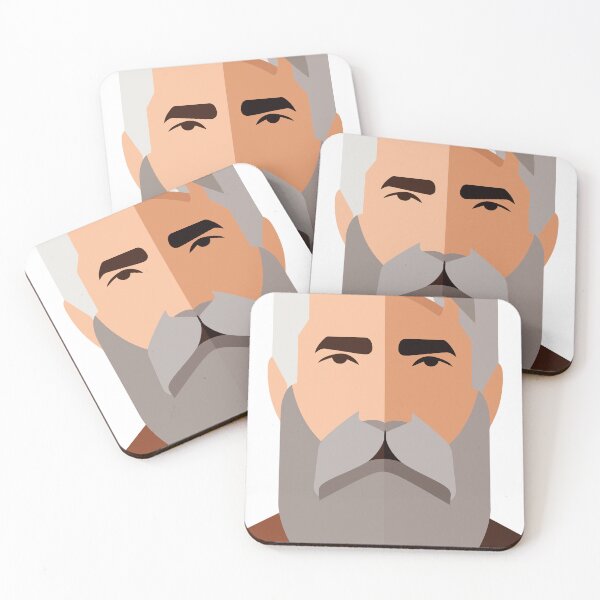 Item preview, A Potrait of a Hipster Grandpa designed and sold by a4mbs.