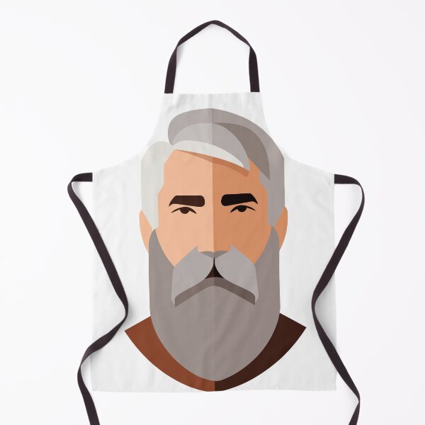 Item preview, A Potrait of a Hipster Grandpa designed and sold by a4mbs.