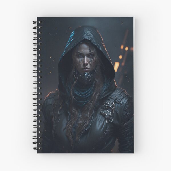 Item preview,  Post Apocalyptic Cyberpunk Woman designed and sold by Matthew Nikolaj.