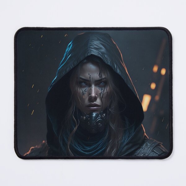 Item preview, Post Apocalyptic Cyberpunk Woman designed and sold by Matthew Nikolaj.
