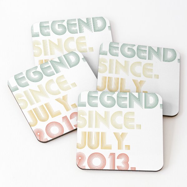 Item preview, 10 Years Old Gifts Legend Since July 2013 10th Birthday Kids T-Shirt designed and sold by maaljabali.