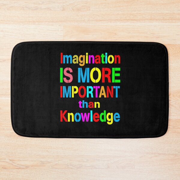 Item preview, Imagination is more important that knowledge designed and sold by Julien Hebbrecht.