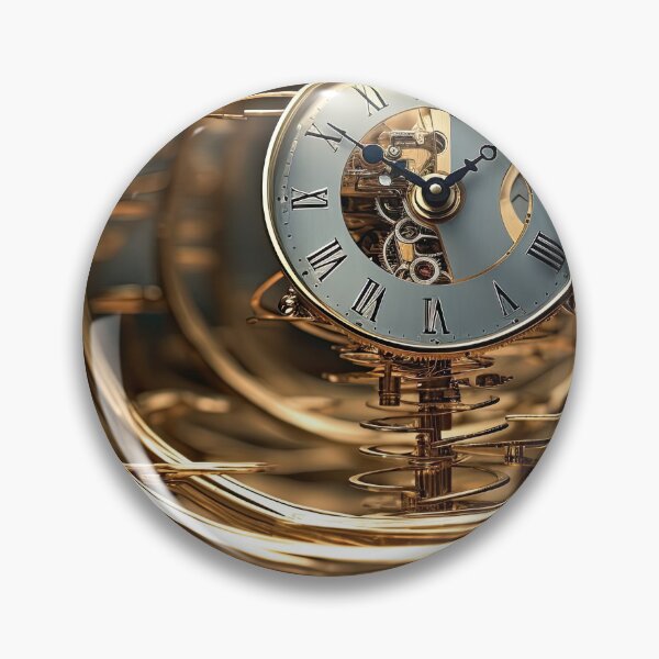 Item preview, Timeless Gold Spiral Clock Graphic T-Shirt Dress designed and sold by Digital-Art-Co.