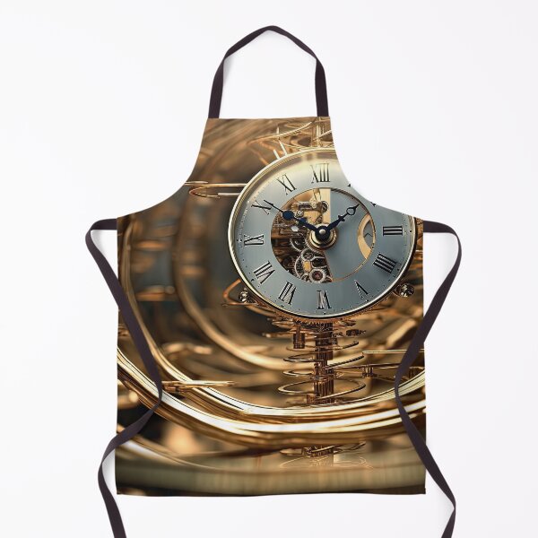 Item preview, Timeless Gold Spiral Clock Graphic T-Shirt Dress designed and sold by Digital-Art-Co.
