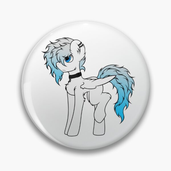 Item preview, White and Blue pony design designed and sold by DJElectro517.