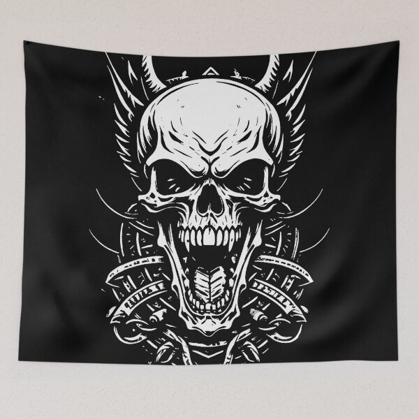 Item preview, Skull Ink Style art drawing designed and sold by deathanarchy.
