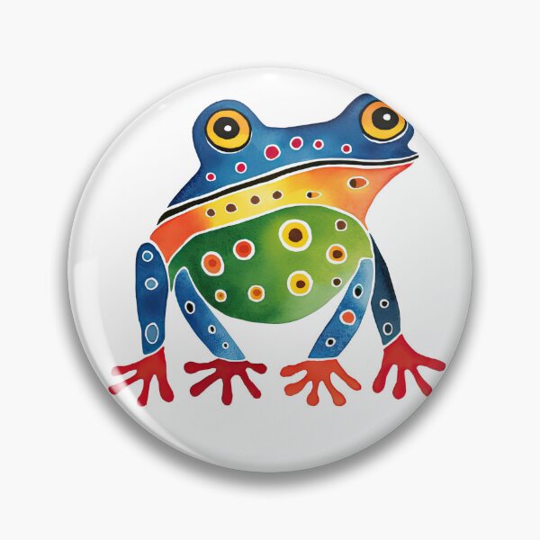 Item preview, Colorful Watercolor Frog designed and sold by MagicArtig.