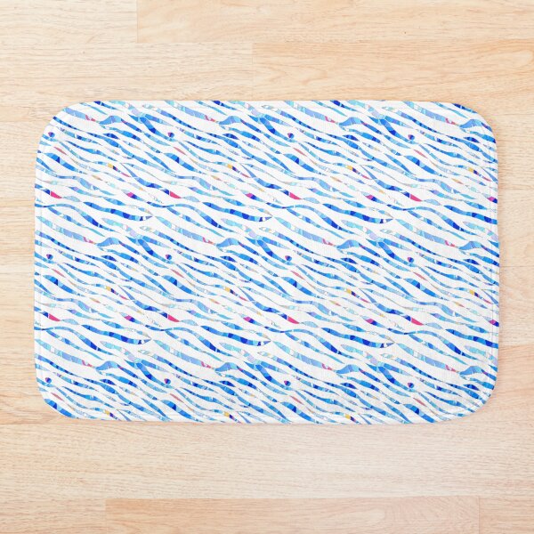 Item preview, Torn Paper Pattern Blue and White  designed and sold by Theo-B.