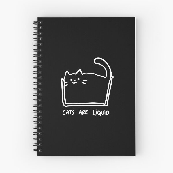 Aperçu de l'œuvre Les chats sont liquides créée et vendue par threadfulcat.