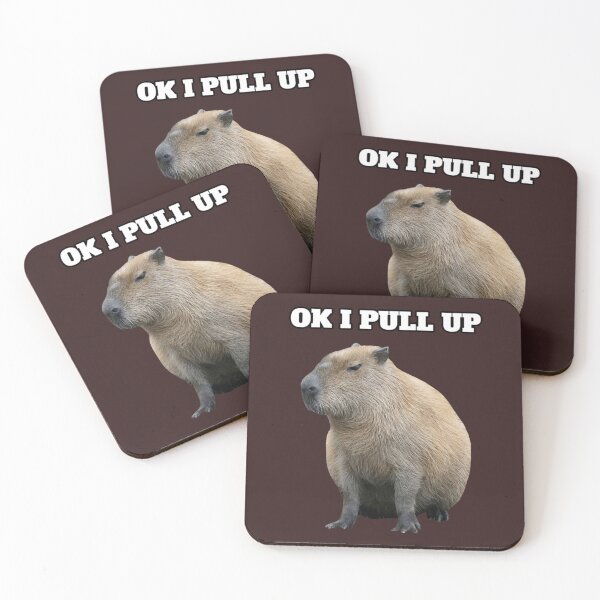 Item preview, Ok I Pull Up Capybara designed and sold by lancelotgrif.